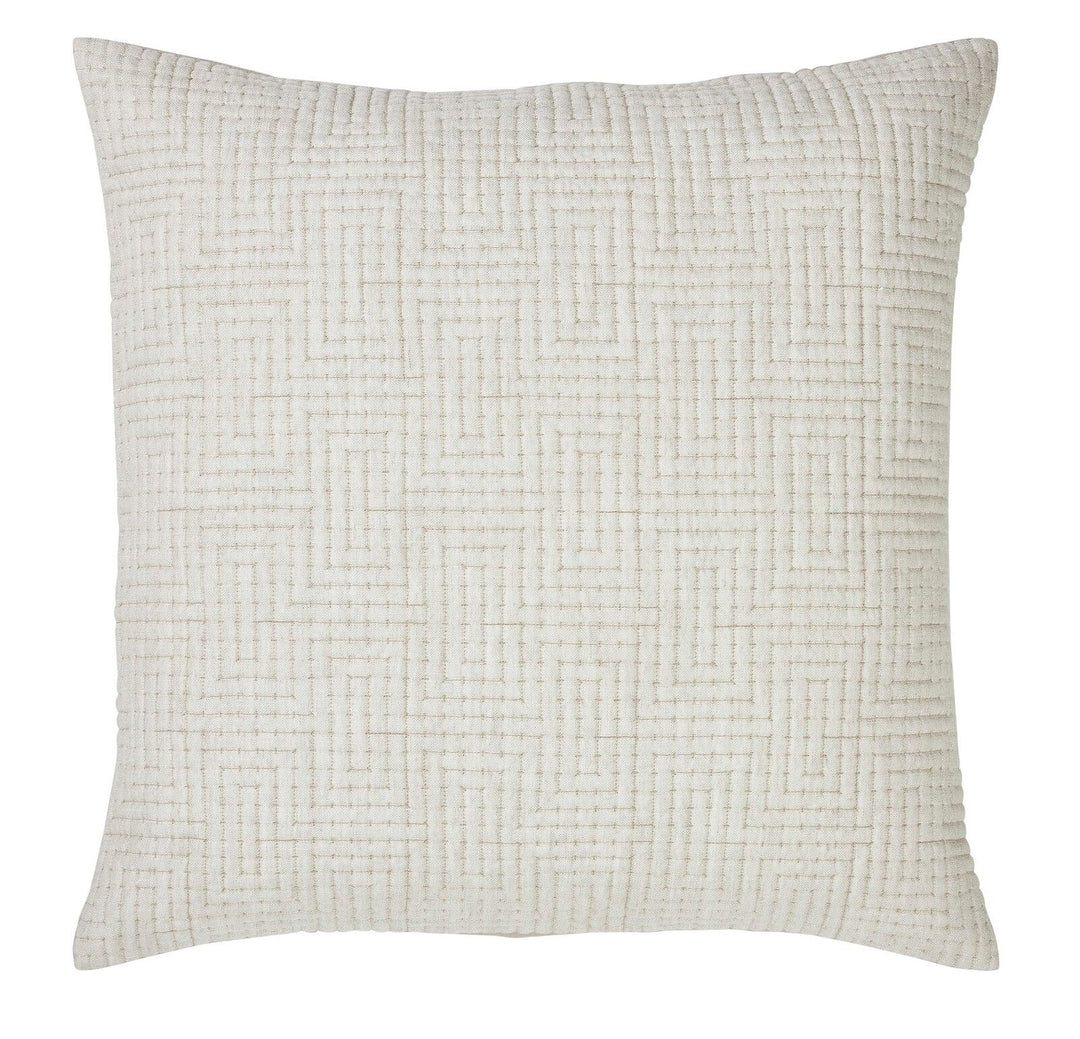 Maze Geometric Linen Sham Sham By Orchids Lux Home