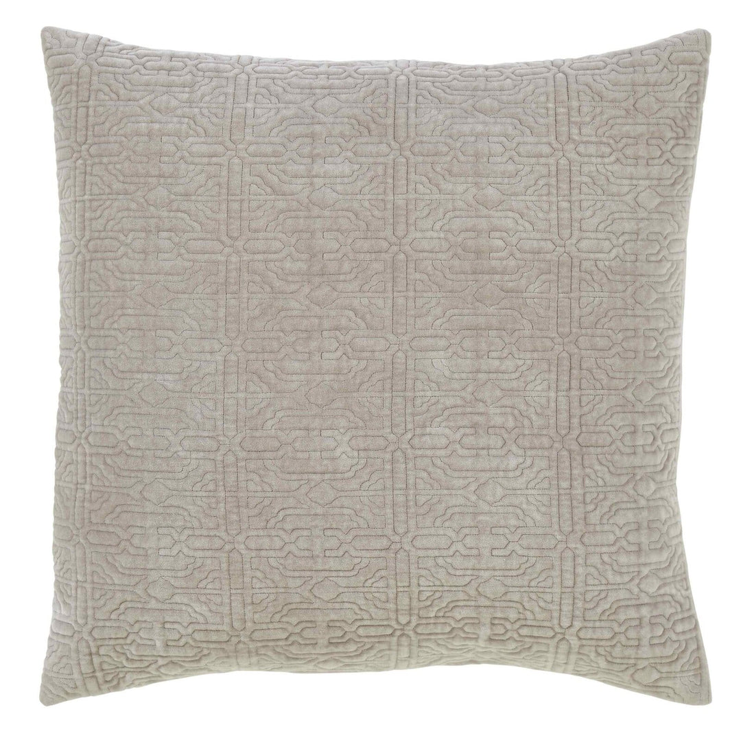 Duke Geometric Cotton Velvet Sham Sham By Orchids Lux Home