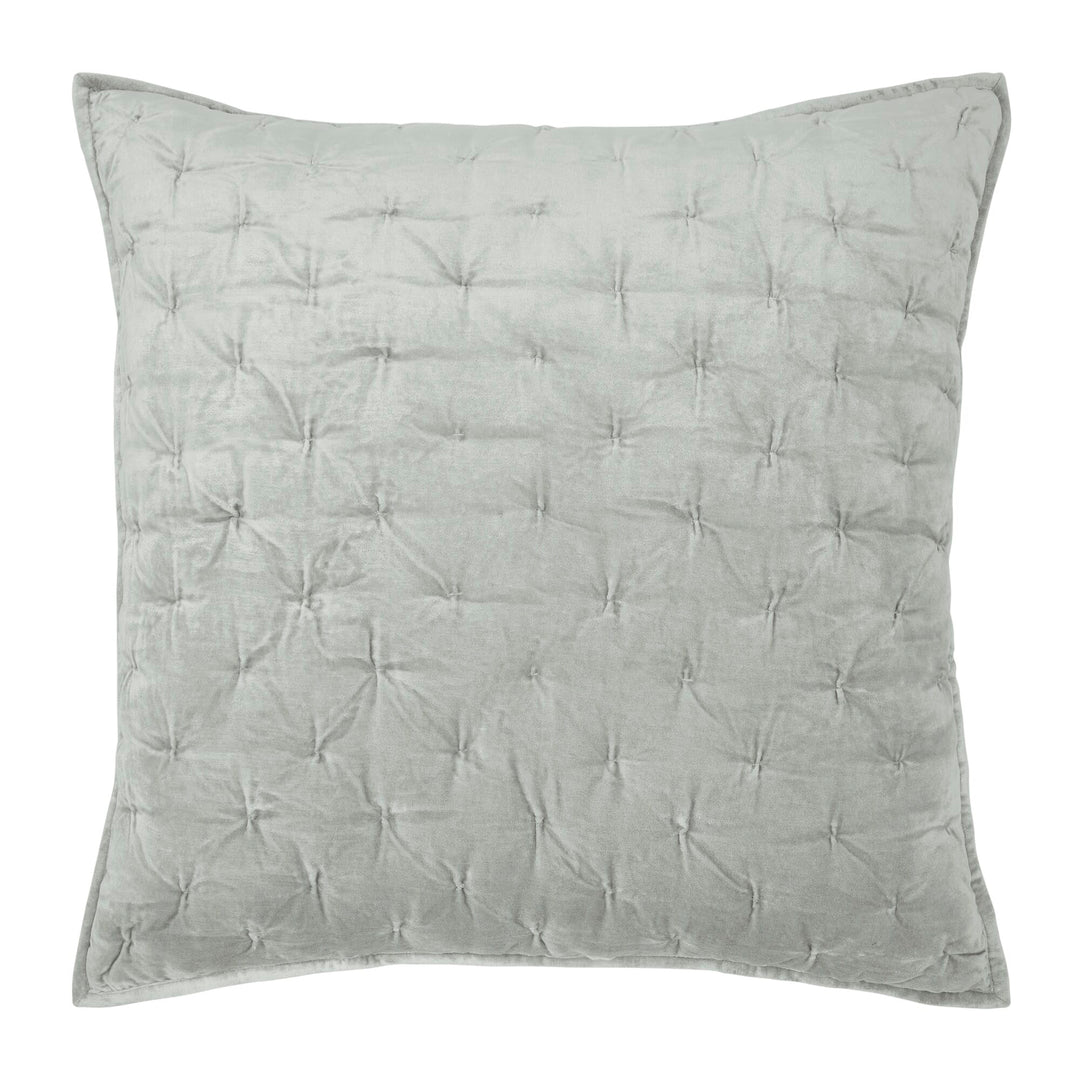 Luna Hand Pinched Velvet Sham Sham By Orchids Lux Home