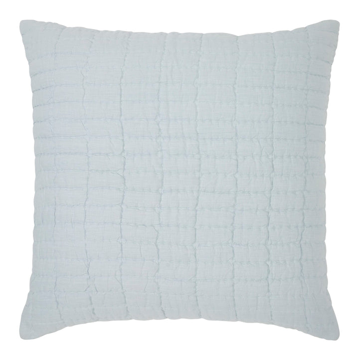 Logan Grid European Linen Sham Sham By Orchids Lux Home