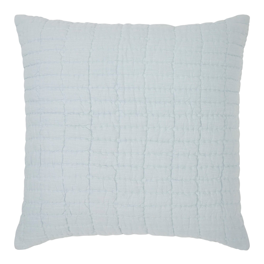 Logan Grid European Linen Sham Sham By Orchids Lux Home