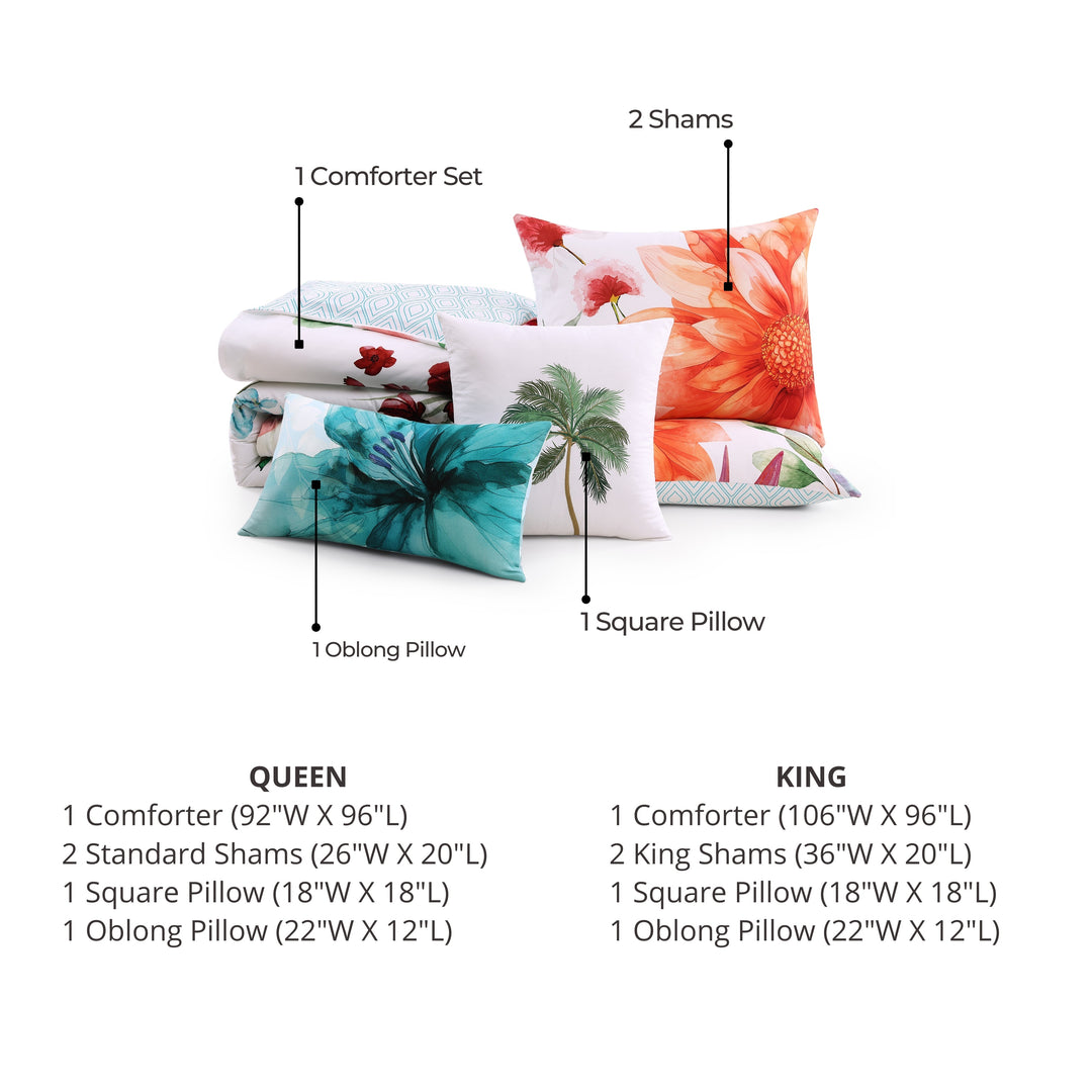 Bebejan Eden's Embrace 5 Piece Reversible Comforter Set Comforter Sets By Bebejan®