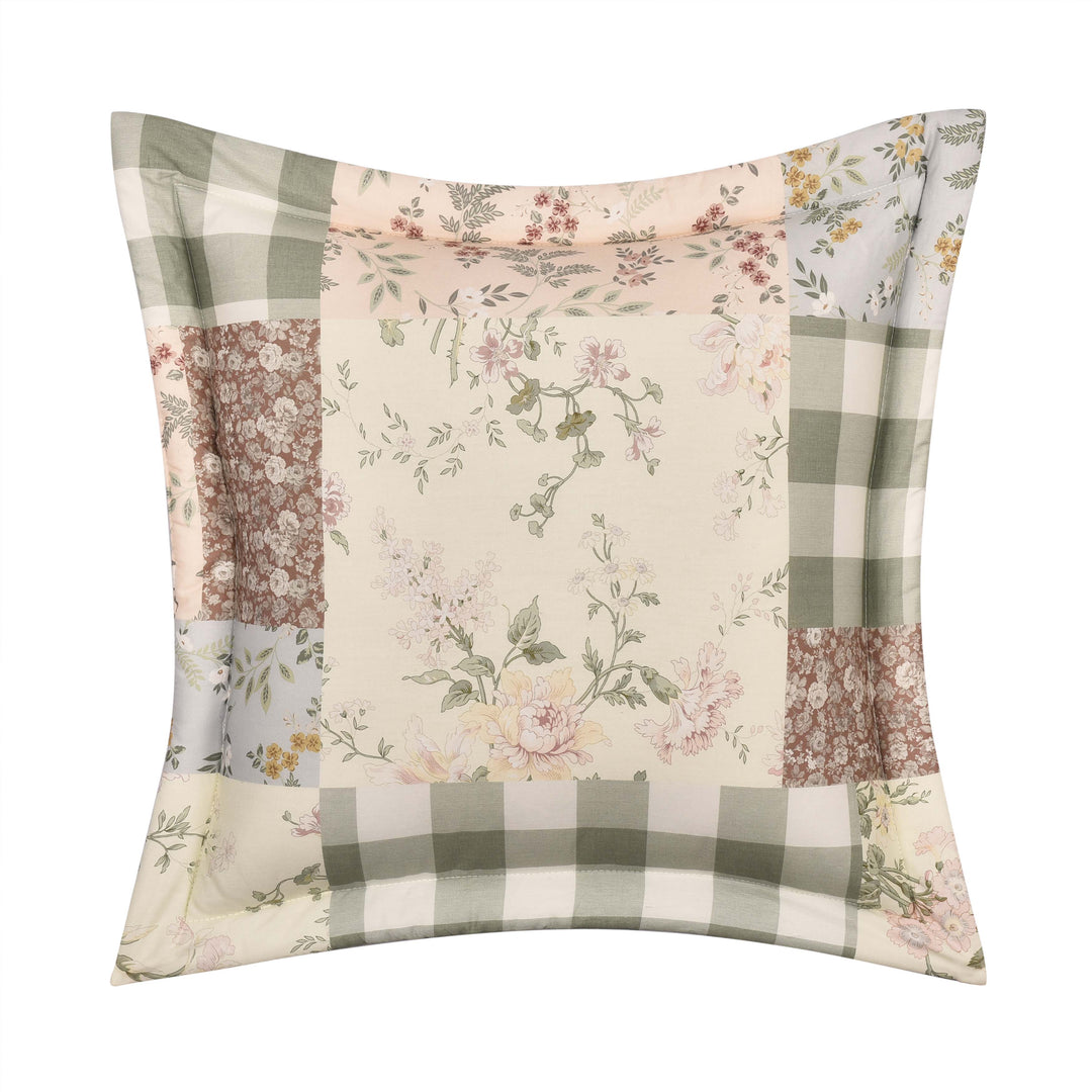 Eloise Dusty Rose Square Decorative Throw Pillow 20" x 20" Throw Pillows By J. Queen New York