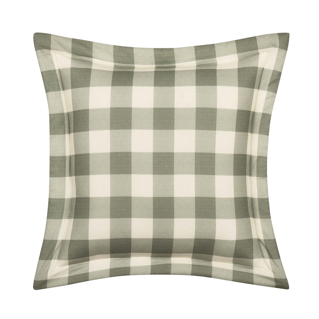 Eloise Green Square Decorative Throw Pillow 18" x 18" Throw Pillows By J. Queen New York