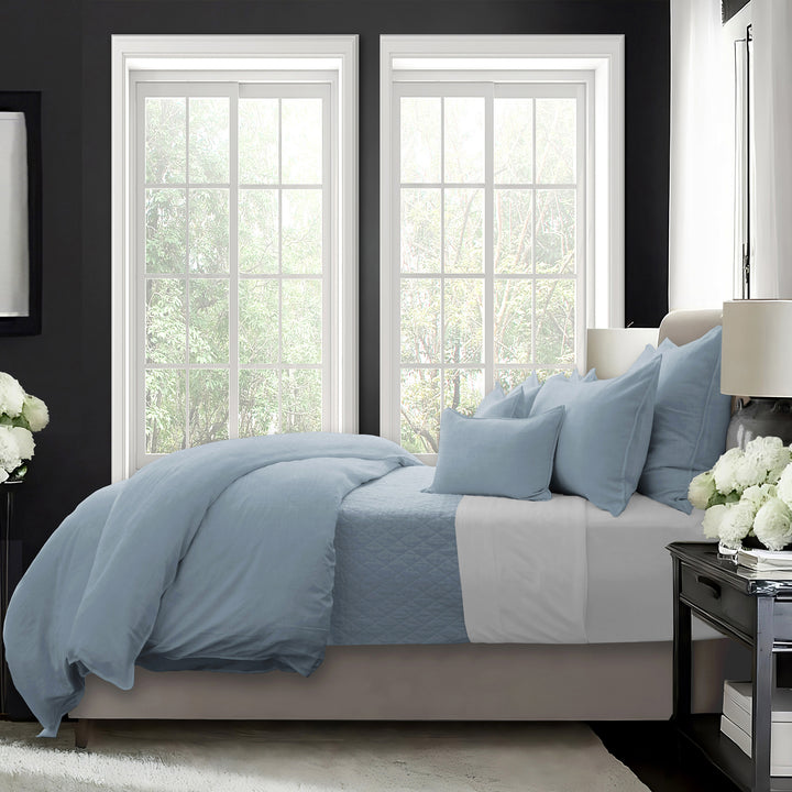 Elsie Cornflower 8 Piece Coverlet Set Coverlet By Colcha Linens