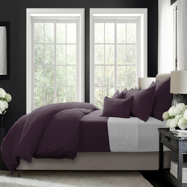 Elsie Eggplant 8 Piece Coverlet Set Coverlet By Colcha Linens