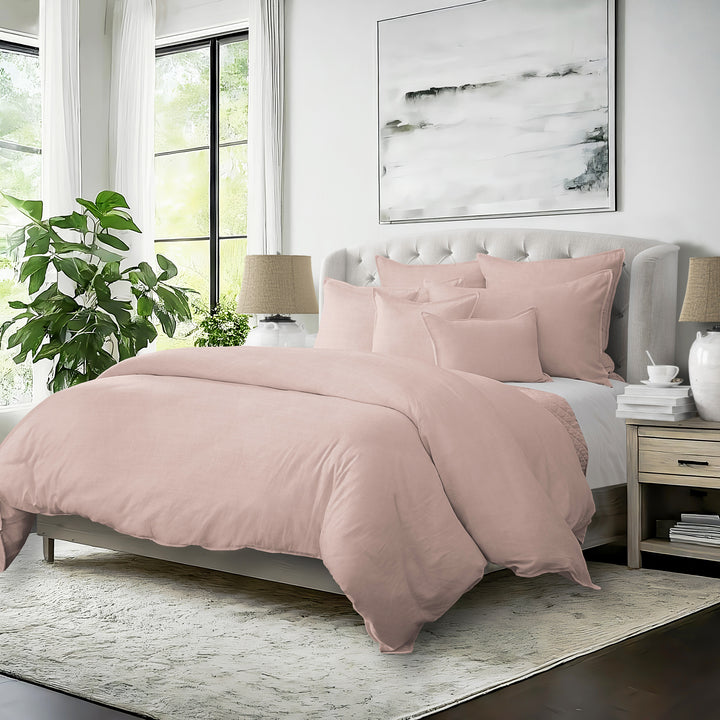 Elsie French Pink 8 Piece Comforter Set Comforter Sets By Colcha Linens