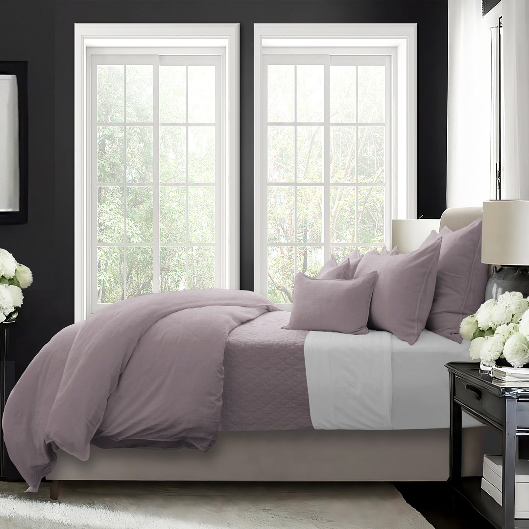 Elsie Lilac 8 Piece Comforter Set Comforter Sets By Colcha Linens