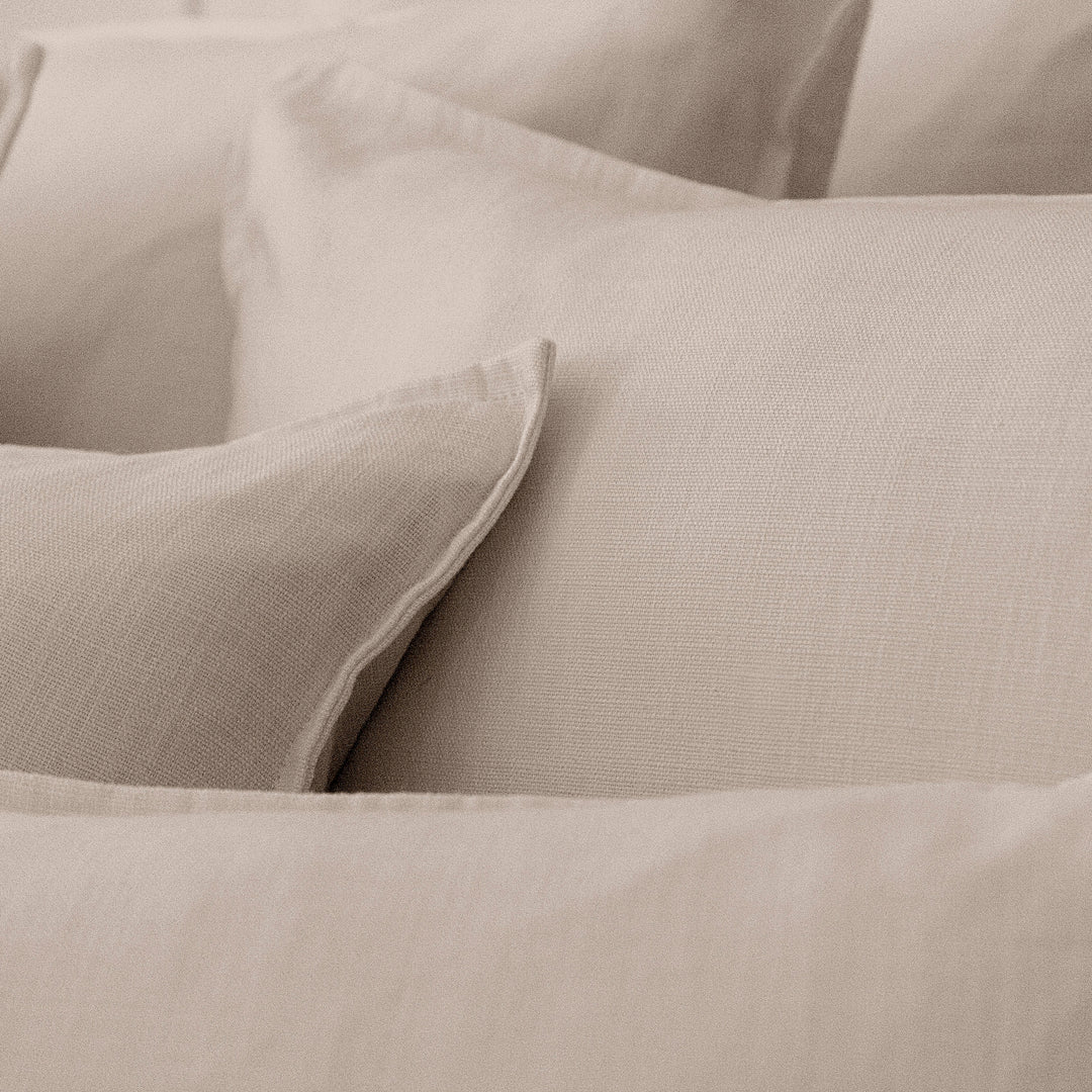 Elsie Natural 8 Piece Duvet Cover Set Duvet Covers By Colcha Linens