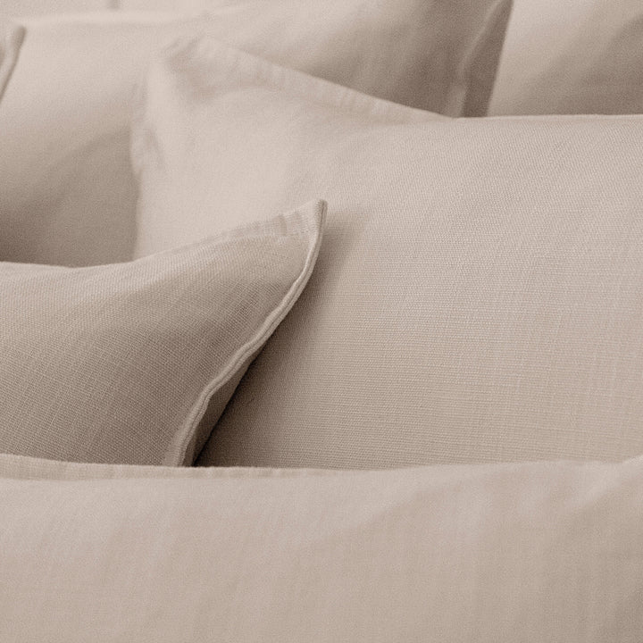 Elsie Natural 8 Piece Duvet Cover Set Duvet Covers By Colcha Linens