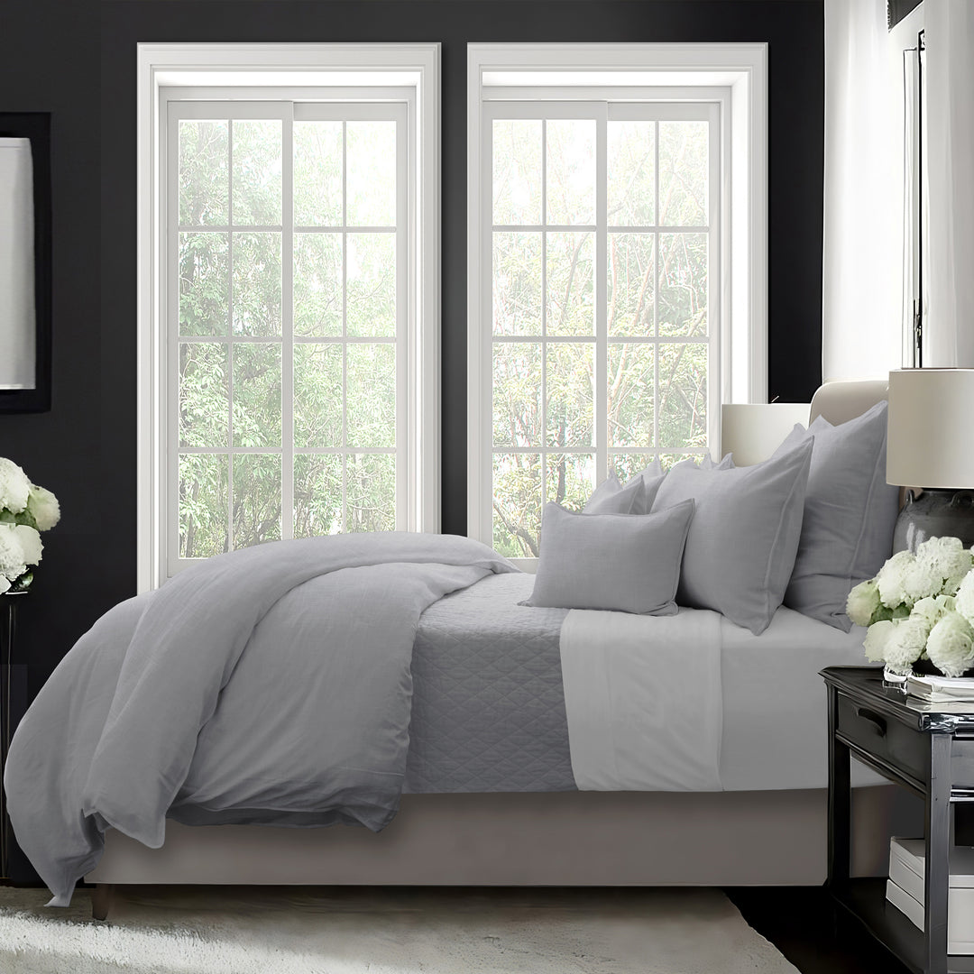 Elsie Shadow 8 Piece Duvet Cover Set Duvet Covers By Colcha Linens