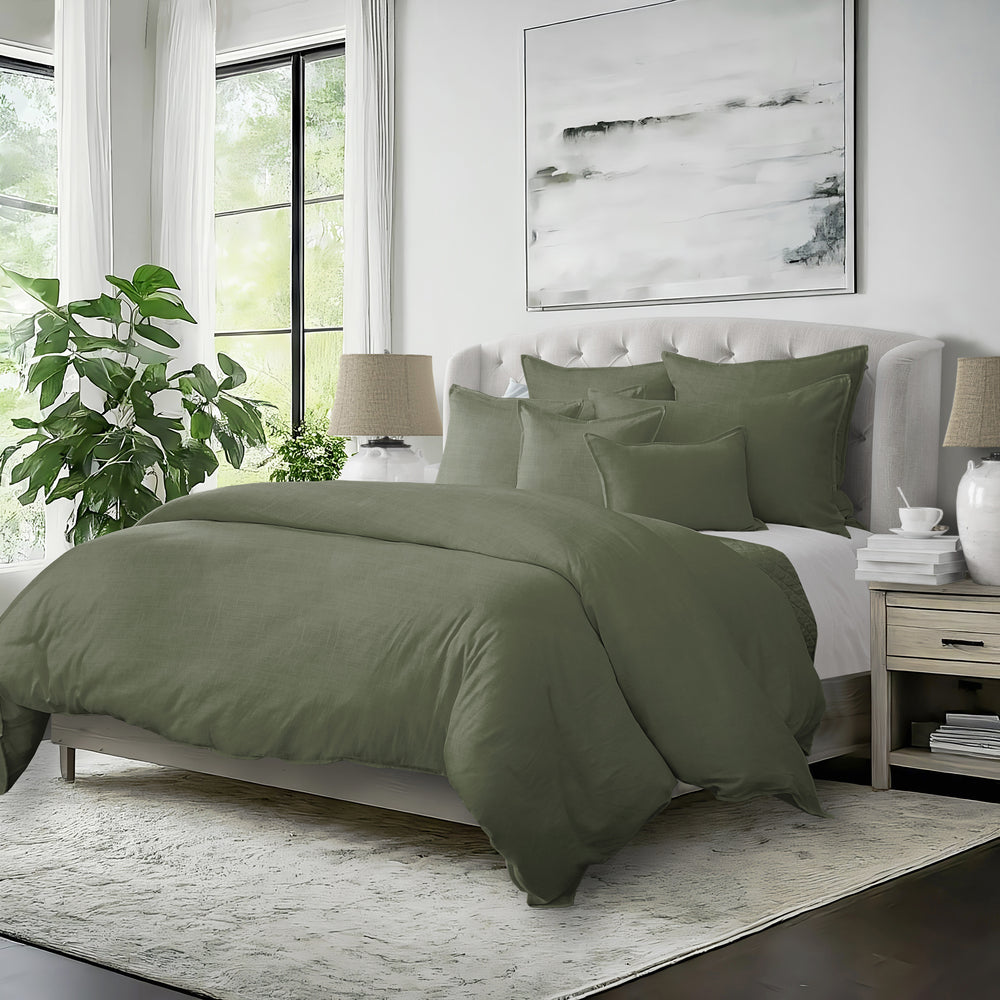 Elsie Sweet Grass 8 Piece Duvet Cover Set Duvet Covers By Colcha Linens