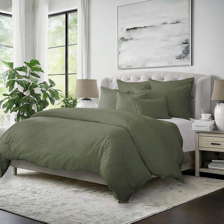 Elsie Sweet Grass 8 Piece Duvet Cover Set Duvet Covers By Colcha Linens