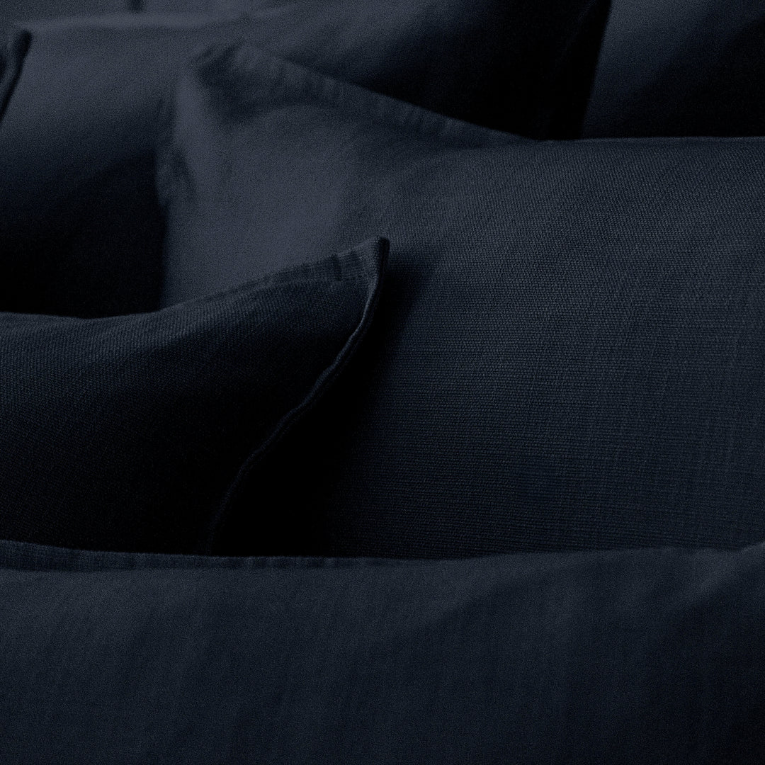 Elsie True Navy 8 Piece Duvet Cover Set Duvet Covers By Colcha Linens