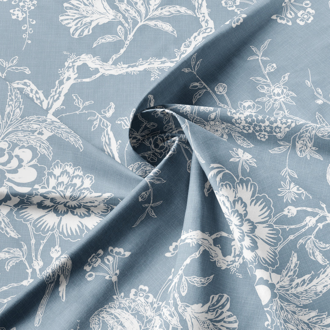 Elwood Cornflower Blue 8 Piece Comforter Set Comforter Sets By Colcha Linens