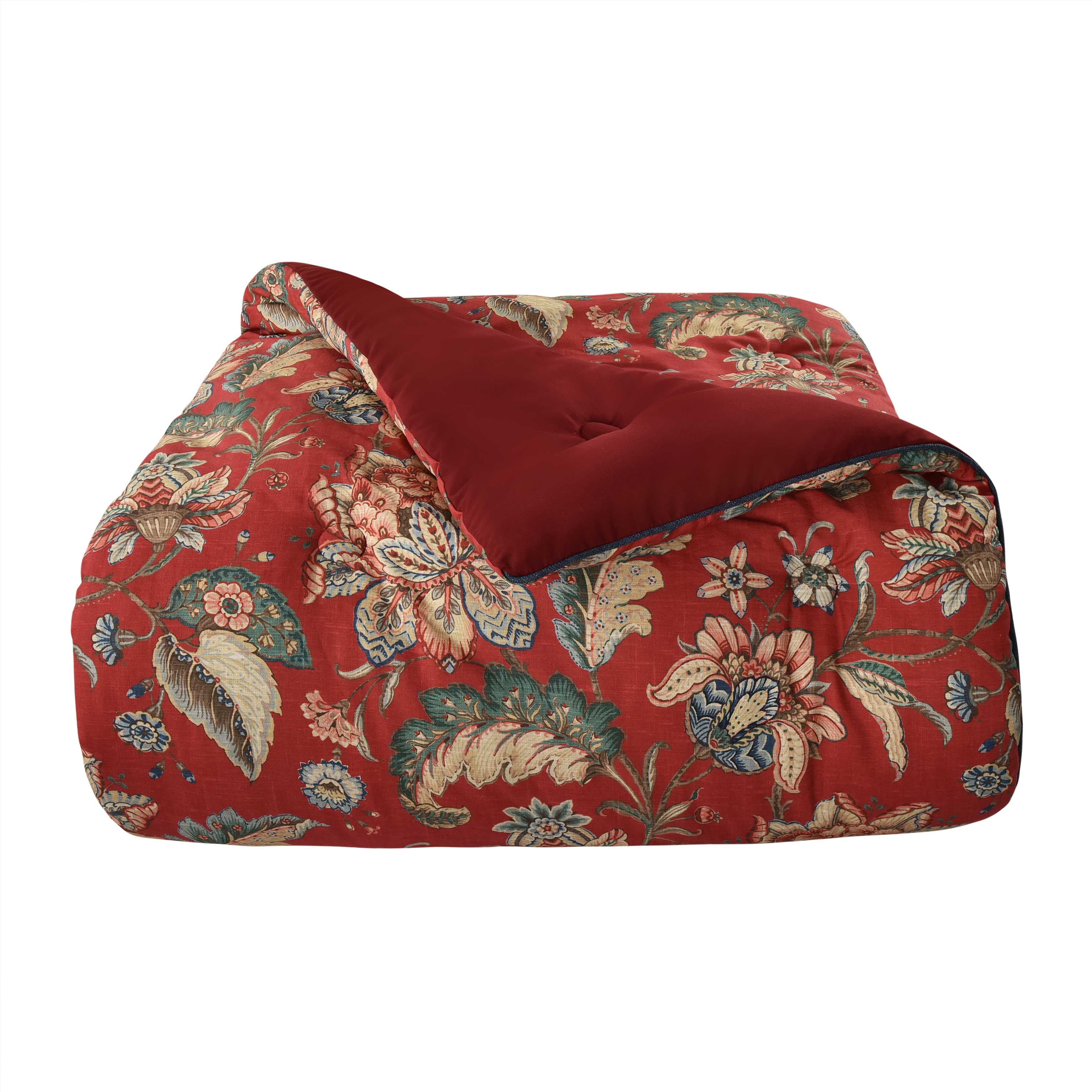 Enchanted Garden Red 4 Piece Comforter Set – Latest Bedding
