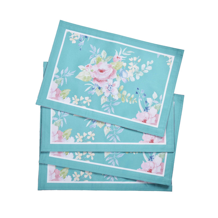 Esme Turquoise 4 Piece Placemat Set Placemat By J. Queen New York