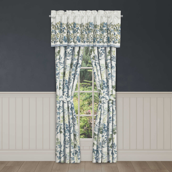 Evergreen Blue Straight Window Valance Window Valances By J. Queen New York