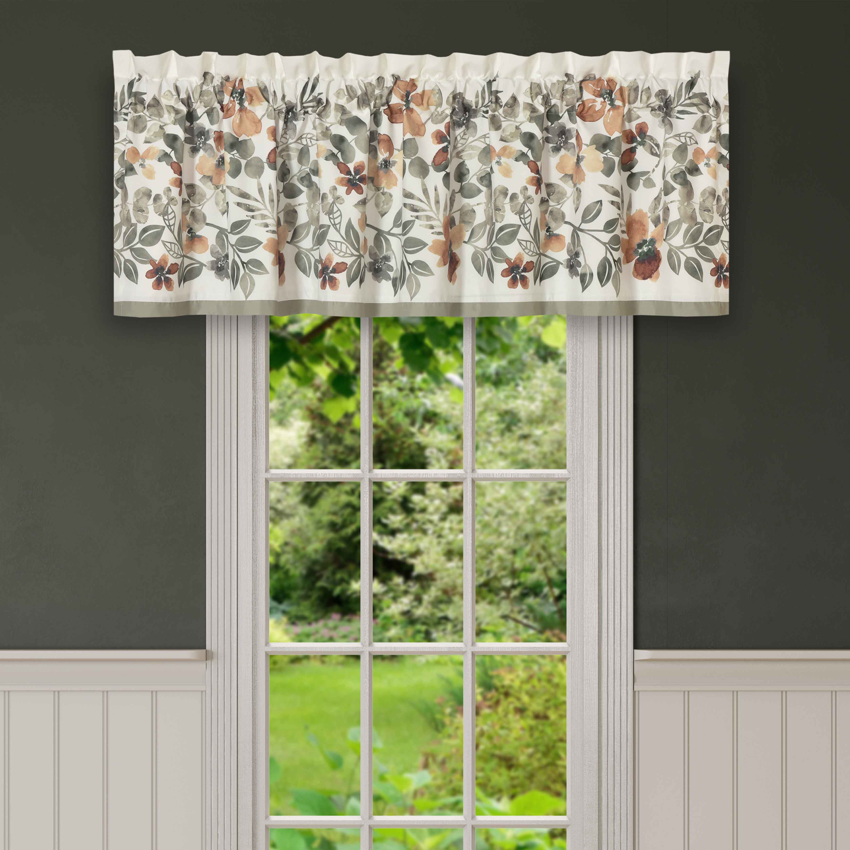 Evergreen Sage Straight Window Valance – Latest Bedding