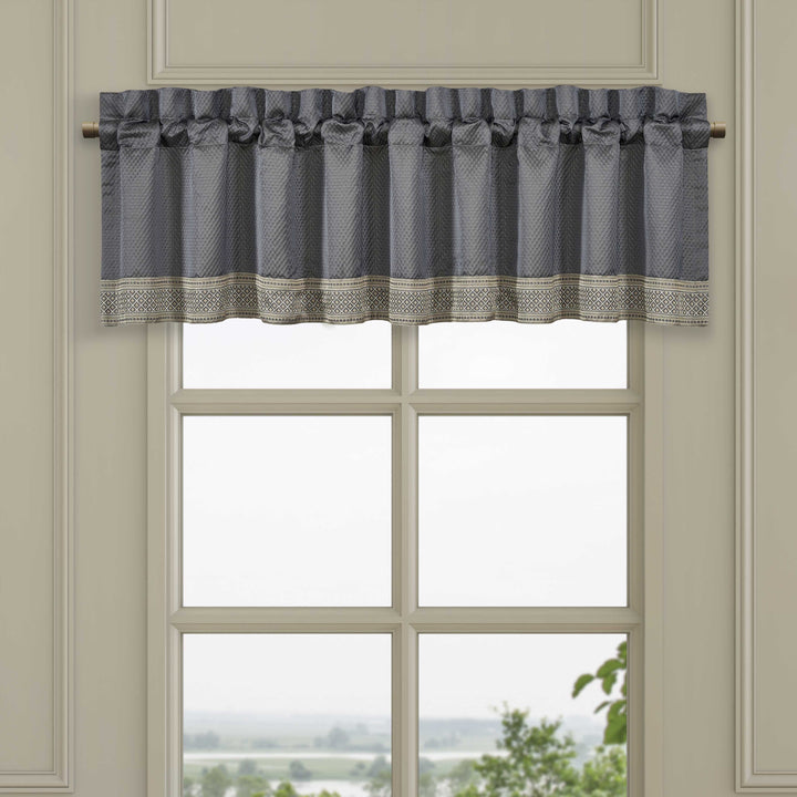 Excelsior French Blue Straight Window Valance Window Valances By J. Queen New York