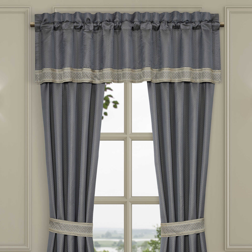 Excelsior French Blue Straight Window Valance Window Valances By J. Queen New York