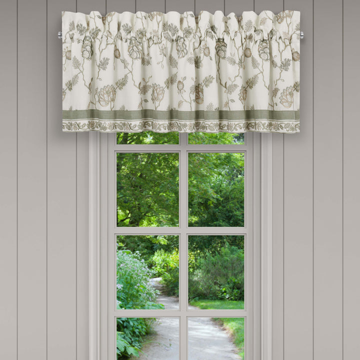 Fairview Sage Straight Window Valance Window Valances By J. Queen New York