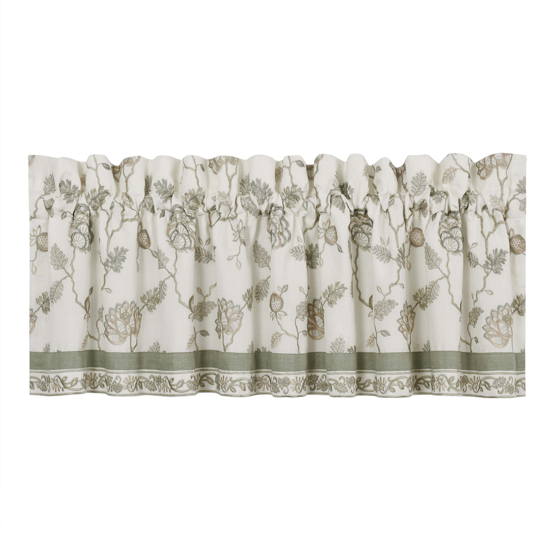 Fairview Sage Straight Window Valance Window Valances By J. Queen New York