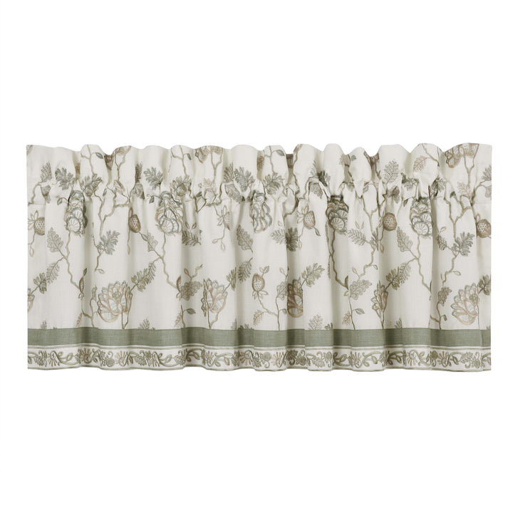 Fairview Sage Straight Window Valance Window Valances By J. Queen New York