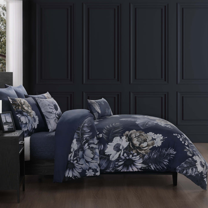 Bebejan Forget Me Not 3 Piece Reversible Duvet Cover Set Duvet Covers By Linen Chest