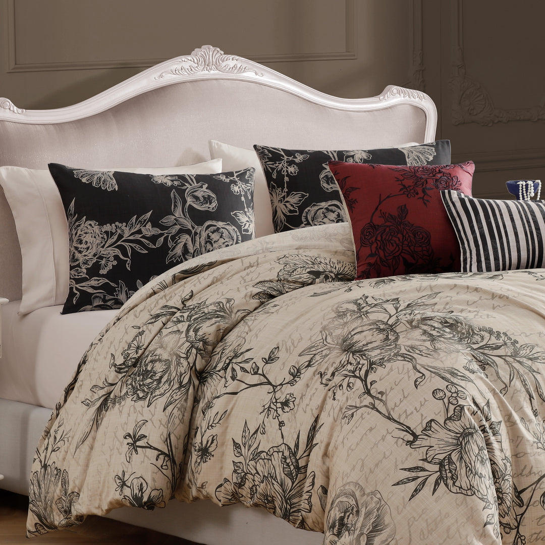 Bebejan French Linen 5 Piece Reversible Comforter Set