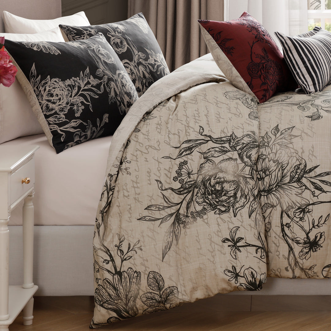 Bebejan French Linen 5 Piece Reversible Comforter Set
