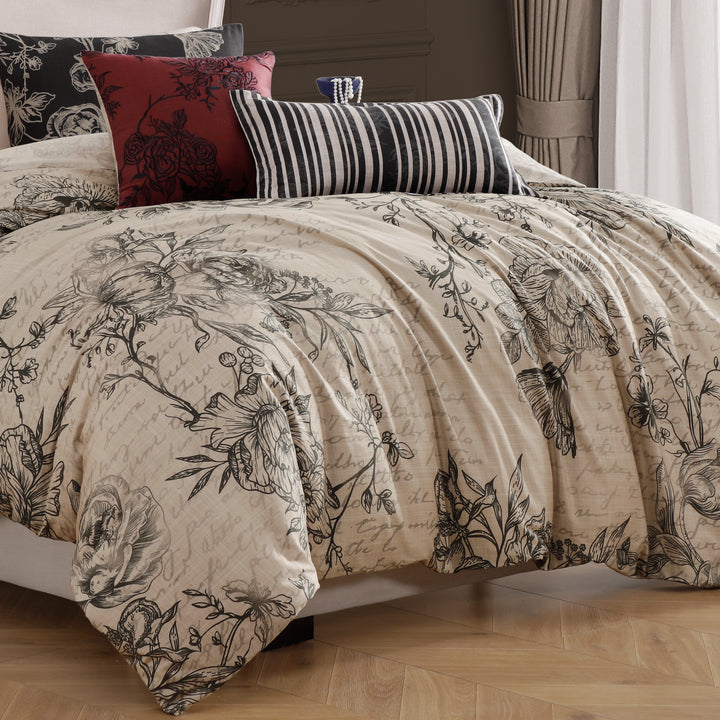 Bebejan French Linen 5 Piece Reversible Comforter Set