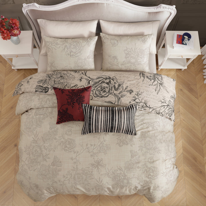 Bebejan French Linen 5 Piece Reversible Comforter Set