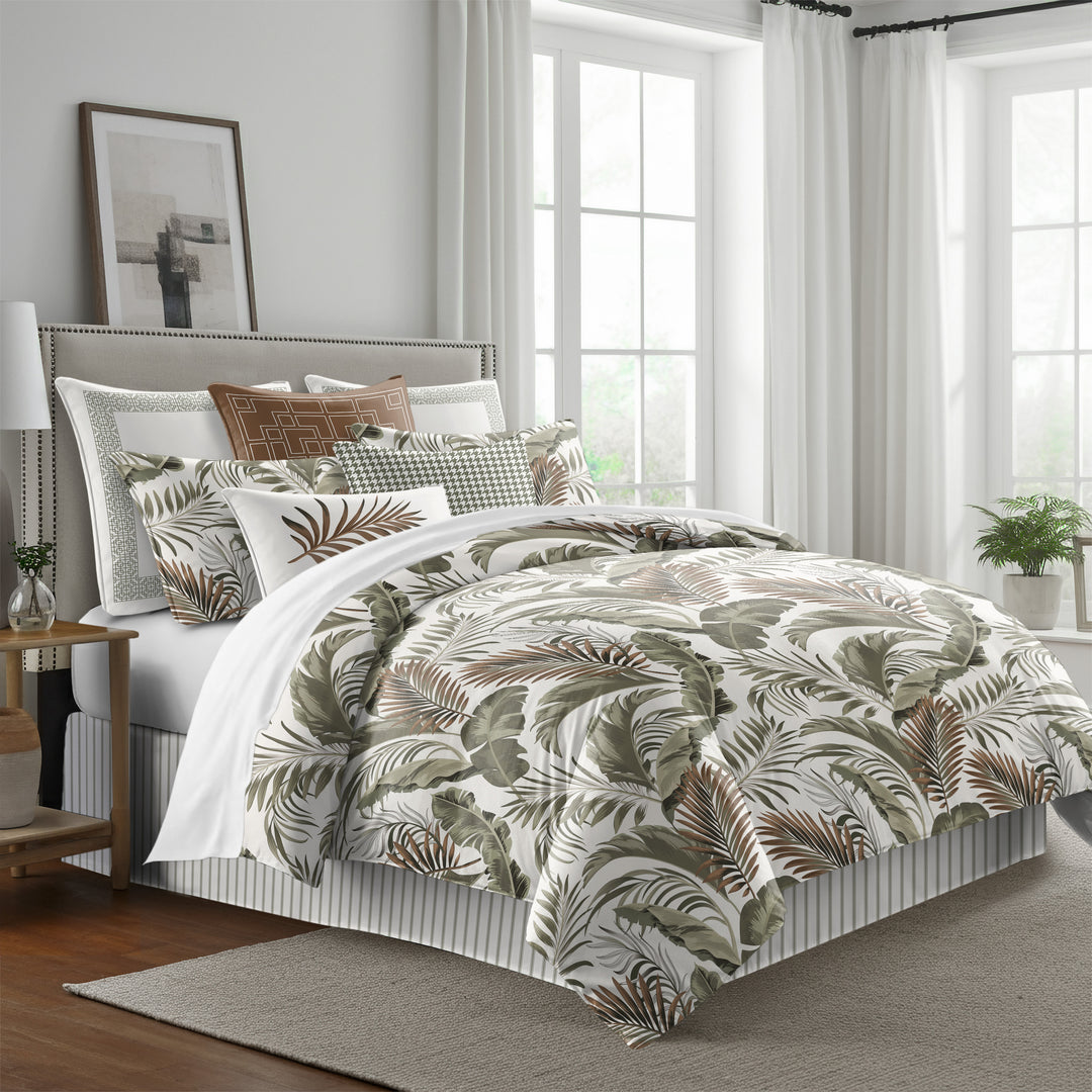 Frondosa Copper 8 Piece Comforter Set Comforter Sets By Colcha Linens