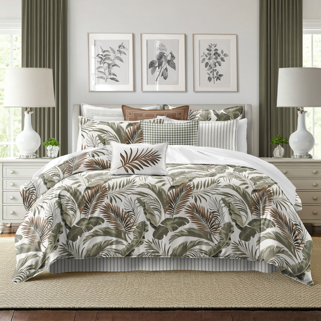 Frondosa Copper 8 Piece Duvet Cover Set Duvet Covers By Colcha Linens