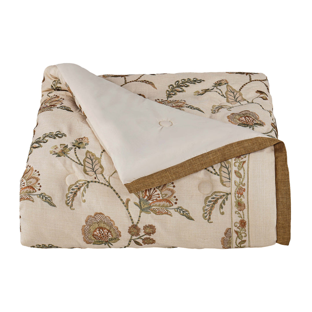 Garden Grove Apricot 4 Piece Comforter Set Comforter Sets By J. Queen New York