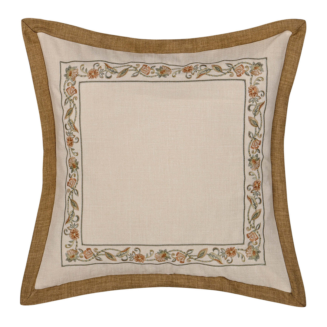 Garden Grove Apricot Euro Sham Euro Sham By J. Queen New York