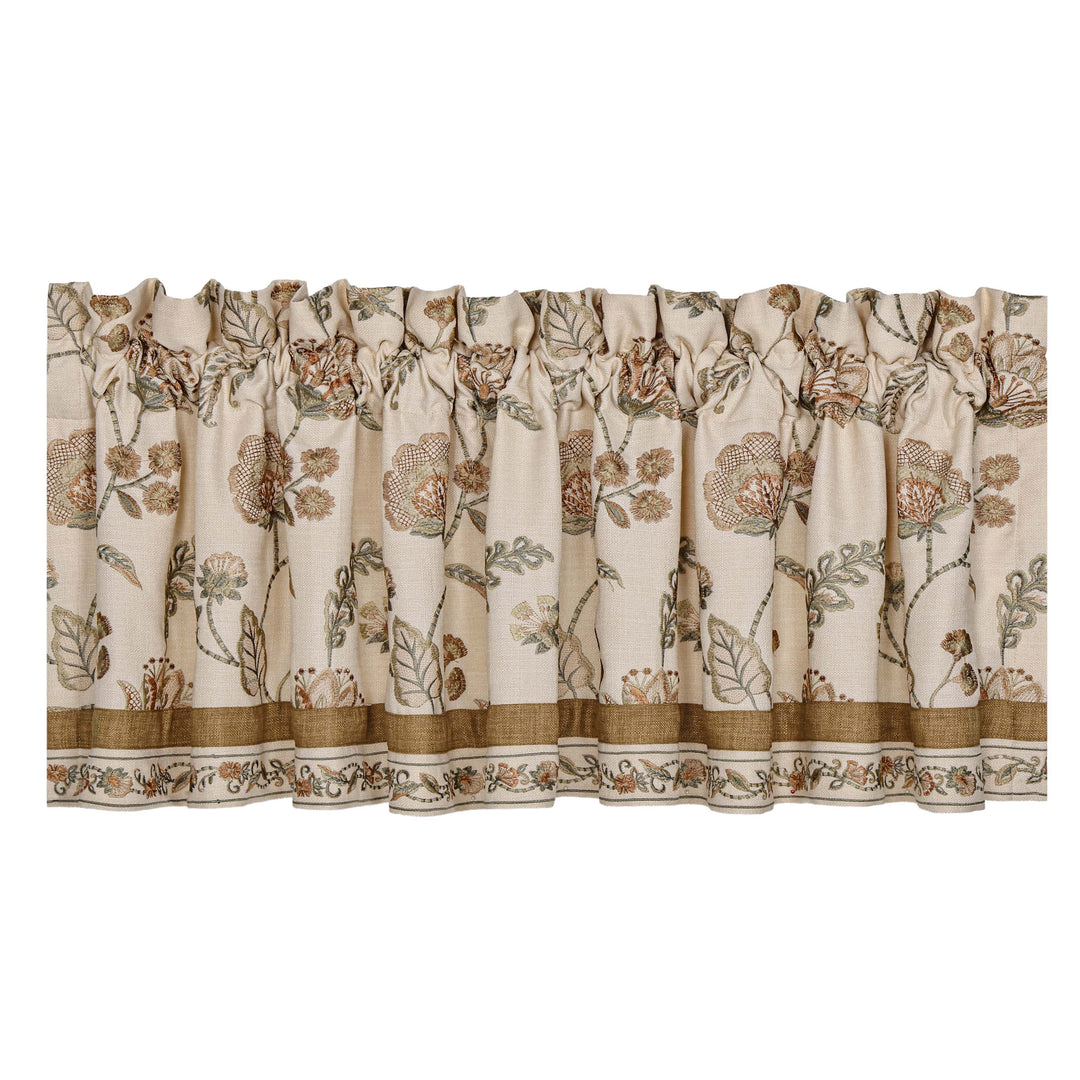 Garden Grove Apricot Straight Window Valance Window Valances By J. Queen New York