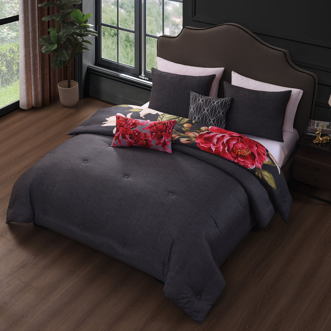 Bebejan Flower Garland 5 Piece Reversible Comforter Set Comforter Sets By Bebejan®