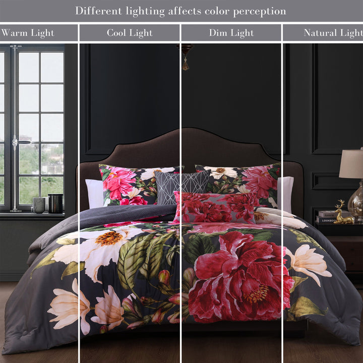 Bebejan Flower Garland 5 Piece Reversible Comforter Set Comforter Sets By Bebejan®