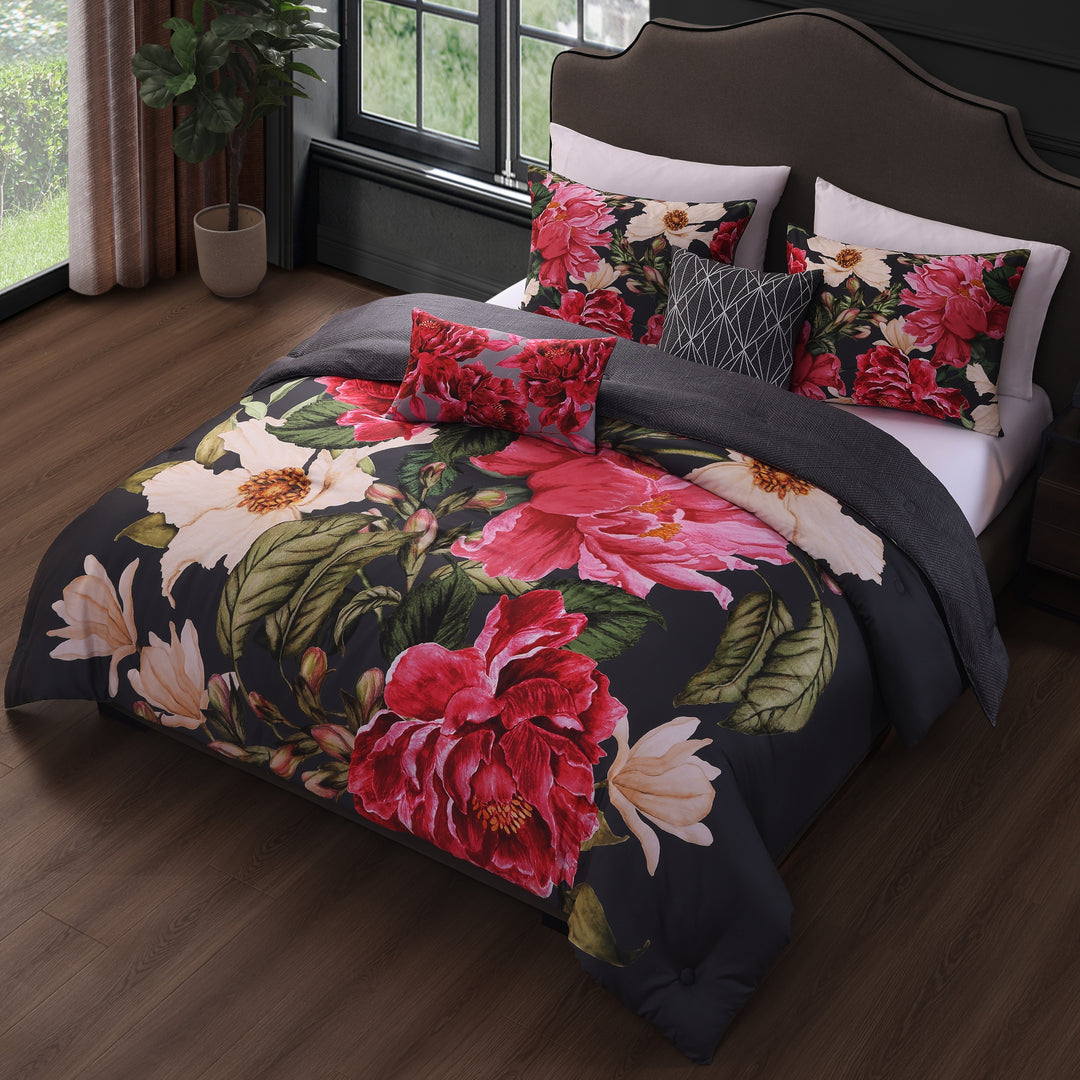 Bebejan Flower Garland 5 Piece Reversible Comforter Set Comforter Sets By Bebejan®