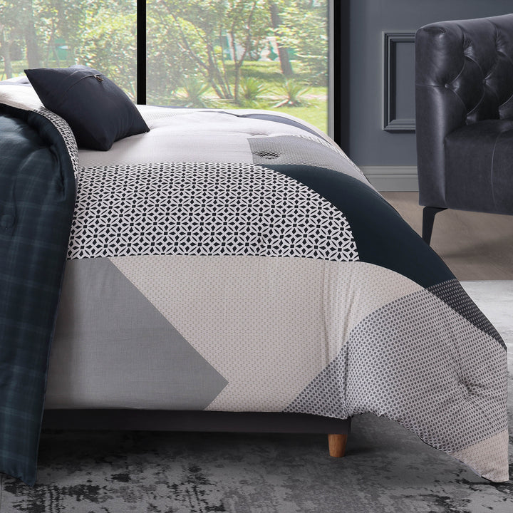 Bebejan Geo Fusion 5 Piece Reversible Comforter Set Comforter Sets By Bebejan®