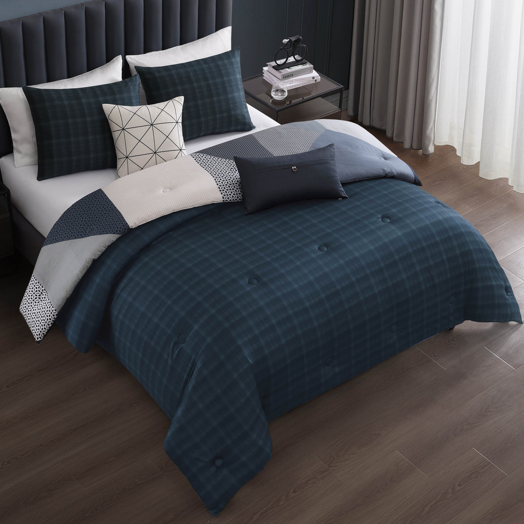 Bebejan Geo Fusion 5 Piece Reversible Comforter Set Comforter Sets By Bebejan®