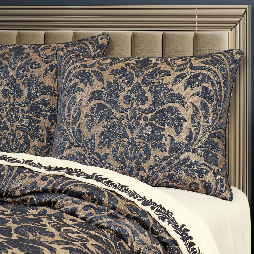Glimmerstone Indigo 4 Piece Comforter Set Comforter Sets By J. Queen New York