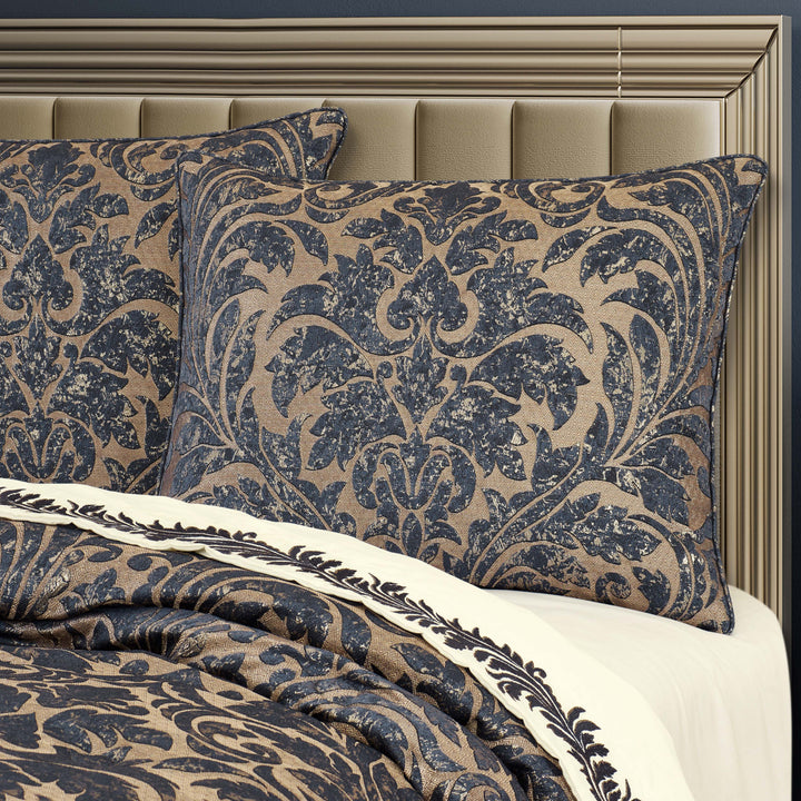 Glimmerstone Indigo 4 Piece Comforter Set Comforter Sets By J. Queen New York