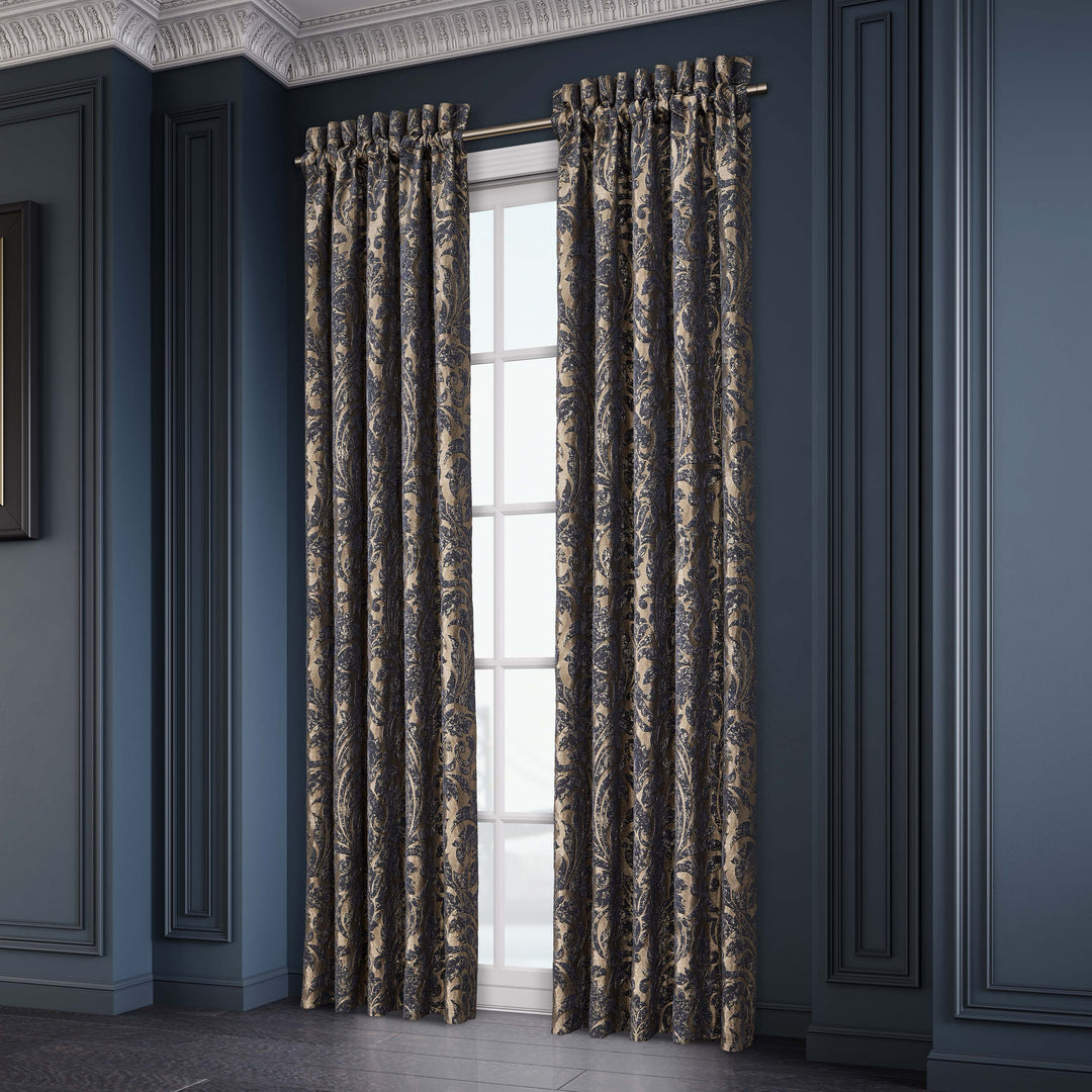 Glimmerstone Indigo Window Panel Pair Window Panels By J. Queen New York