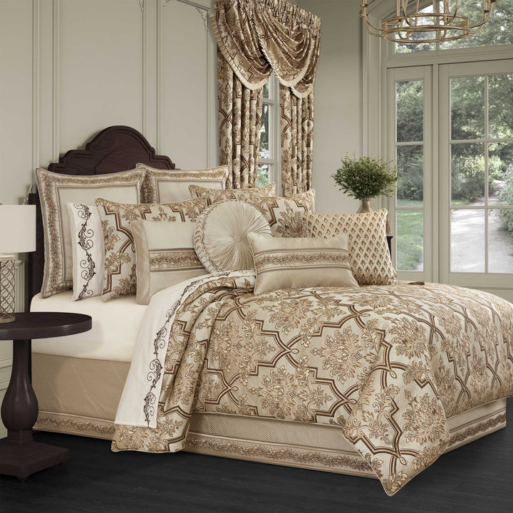 Gold Coast Sand 4 Piece Comforter Set Comforter Sets By J. Queen New York