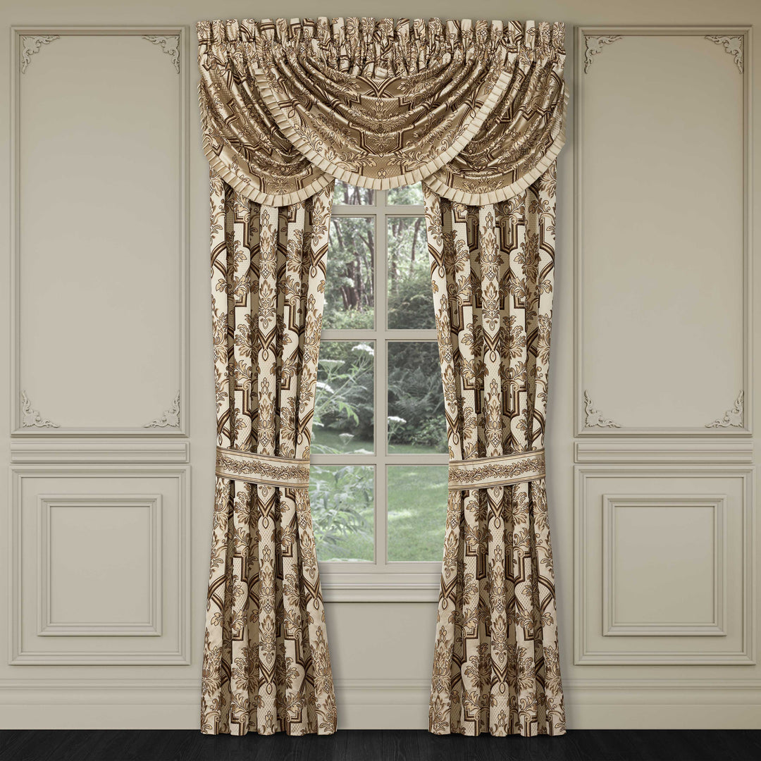 Gold Coast Sand Waterfall Window Valance Window Valances By J. Queen New York