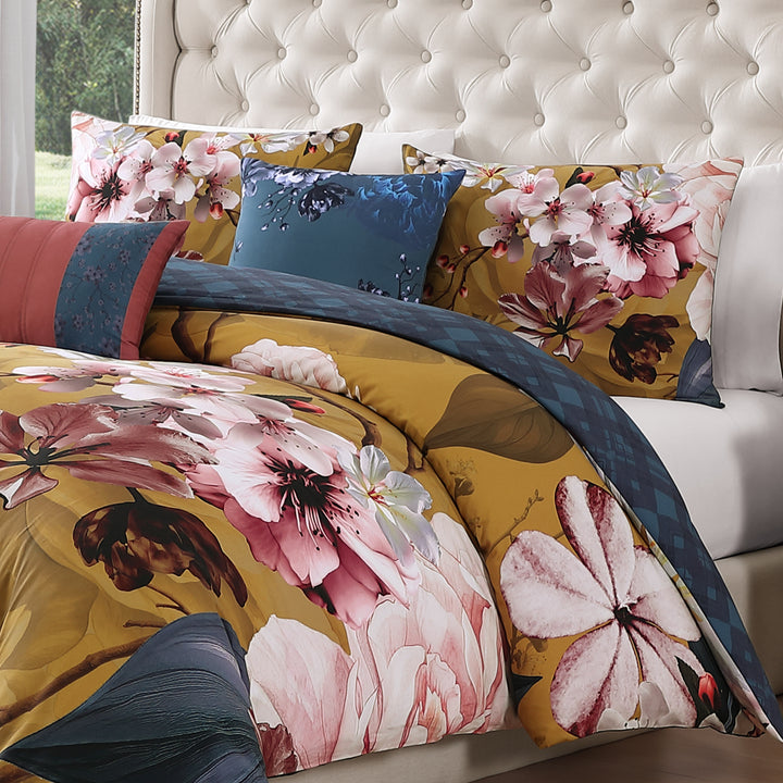 Bebejan Golden Bounty 5 Piece Reversible Comforter Set Comforter Sets By Bebejan®