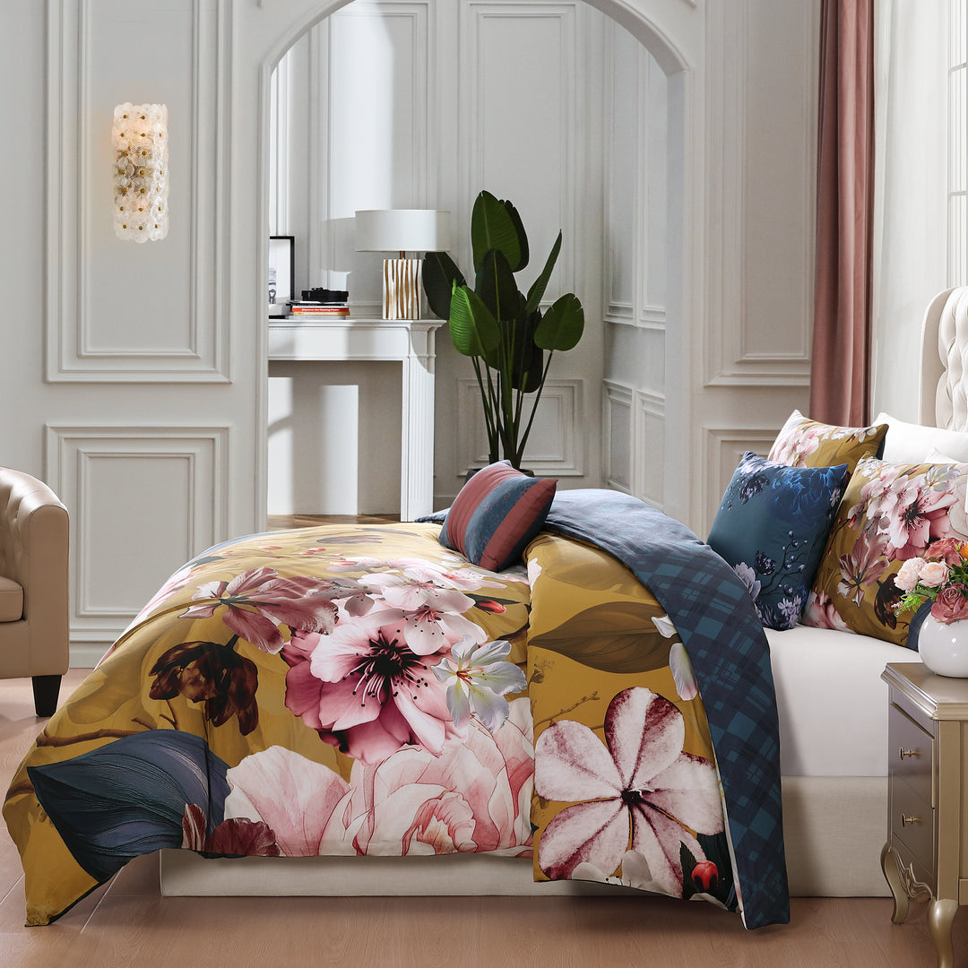 Bebejan Golden Bounty 5 Piece Reversible Comforter Set Comforter Sets By Bebejan®